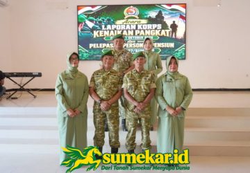 Momen Penuh Makna di Kodim Sumenep, Dua Prajurit Pensiun dan 42 Naik Pangkat