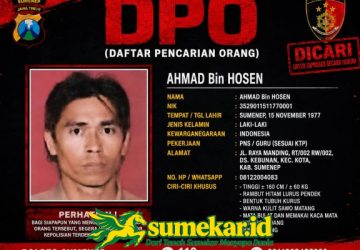 AHMAD BIN HOSEN…DARI RUANG KELAS MENUJU KEGELAPAN DPO, JEJAK SANG PENDIDIK YANG LUNTUR