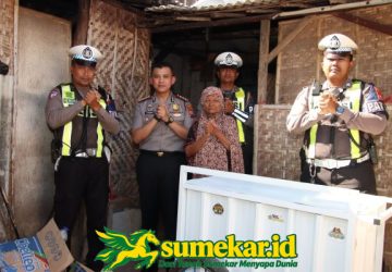 Di Balik Gerobak untuk Ibu Penjual Kacang, Ada Kepedulian Kapolresta Sumenep