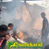 Kebakaran di Guluk-Guluk Sumenep, Damkar dan Prajurit Yonif TP 931 Bergerak