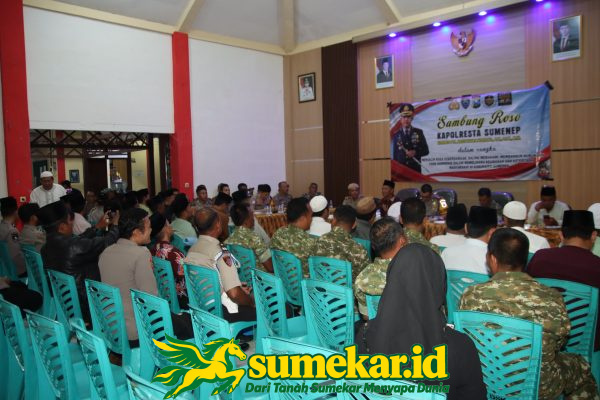Kapolresta Sumenep Sambung Roso di Dasuk, Ada Pesan Penting untuk 15 Kepala Desa