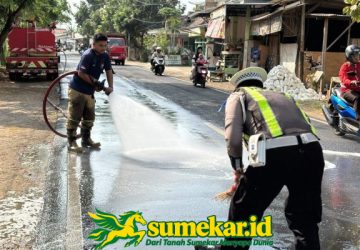 Ops Patuh 2026, Satlantas Polresta Sumenep Gandeng Damkar Gelar Aksi Peduli Keselamatan