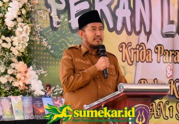 Pekan Literasi SMAN 1 Sumenep, Bupati Fauzi Dorong Pelajar Gemar Membaca dan Berkarya