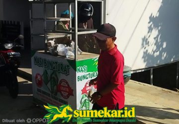Jumat Manis, KBS Sumenep Bagikan 117 Bungkus Nasi Bungturat