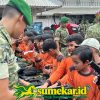 Serunya Belajar di Markas Yonif 931 KJ, Siswa-Siswi SD Integral Sumenep Kenali Dunia Prajurit