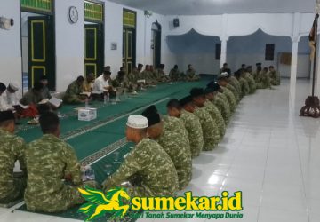 Sambut Tradisi Satuan, Yonif TP 931/KJ Dekatkan Diri kepada Allah Lewat Doa dan Tadarus Bersama Warga