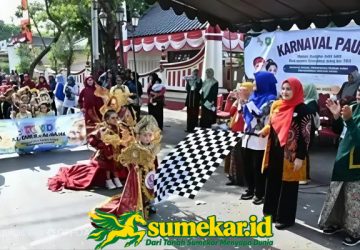 Karnaval PAUD Sumenep Tanamkan Cinta Budaya Sejak Dini, Bunda PAUD Dorong Lahirnya Generasi Hebat