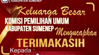 KPU Sumenep: Terima Kasih atas Suksesnya Pilkada, Demokrasi Semakin Matang!