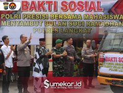 Polres Langkat dan GMPK Gelar Baksos, 600 Paket Sembako Dibagikan untuk Warga