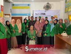 Mahasiswa KKN Institut Jam’iyah Muhammadiyah Langkat Gelar Bakti Sosial, Bagikan Sembako dan Pengobatan Gratis