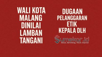 Skandal Etik DLH Malang: Publik Pertanyakan Komitmen Wali Kota